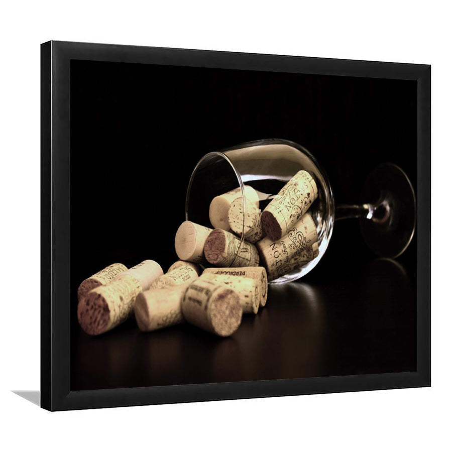 Wine, Wine Wall Decor Framed Art Prints Wall Art Decor,Black Frame, Ready to hang