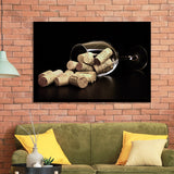 Wine, Wine Wall Decor Framed Art Prints Wall Art Decor,Black Frame, Ready to hang