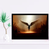 Wing Of God Christian Framed Art Prints Wall Art Decor - Painting Prints, Framed Picture