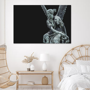Winged Angel In Potsdam Germany Canvas Wall Art - Canvas Prints, Prints for Sale, Canvas Painting, Canvas On Sale