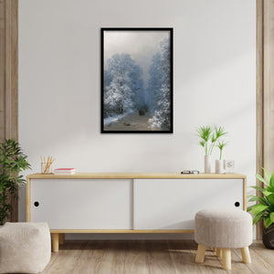 Winter Landscape By Ivan Aivazovsky-Art Print,Frame Art,Plexiglass Cover