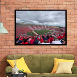 Wisconsin Badgers Stadium Art Prints Camp Randall Stadium Wall Art,Sport Stadium Art Prints, Fan Gift, Wall Decor