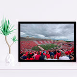 Wisconsin Badgers Stadium Art Prints Camp Randall Stadium Wall Art,Sport Stadium Art Prints, Fan Gift, Wall Decor