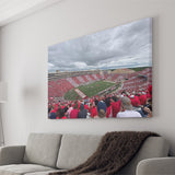Wisconsin Badgers Stadium Canvas Prints Camp Randall Stadium Wall Art,Sport Stadium Art Prints, Fan Gift, Wall Decor