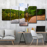 Wisconsin River, Wisconsin Dells Multi Panels,Canvas Prints Wall Art Home Decor
