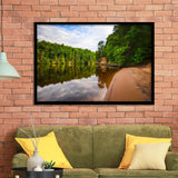 Wisconsin River, Wisconsin Dells Framed Art Prints Wall Art Decor,Black Frame, Ready to hang