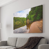 Wisconsin River, Wisconsin Dells Canvas Prints Wall Art Home Decor - Painting Canvas, Ready to hang