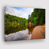 Wisconsin River, Wisconsin Dells Canvas Prints Wall Art Home Decor - Painting Canvas, Ready to hang