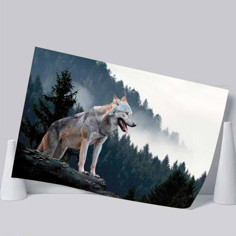 Wolf Animal Print Poster Prints Wall Art Decor, Unframe, Poster Art
