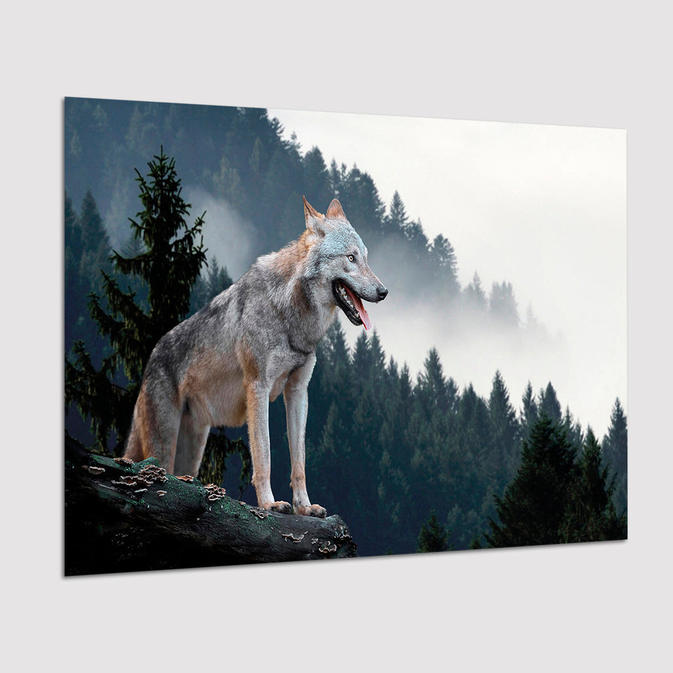 Wolf Animal Print Poster Prints Wall Art Decor, Unframe, Poster Art