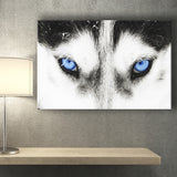Wolfs Blue Eyes Canvas Prints Wall Art - Painting Canvas, Art Prints, Wall Decor, Home Decor, Prints for Sale