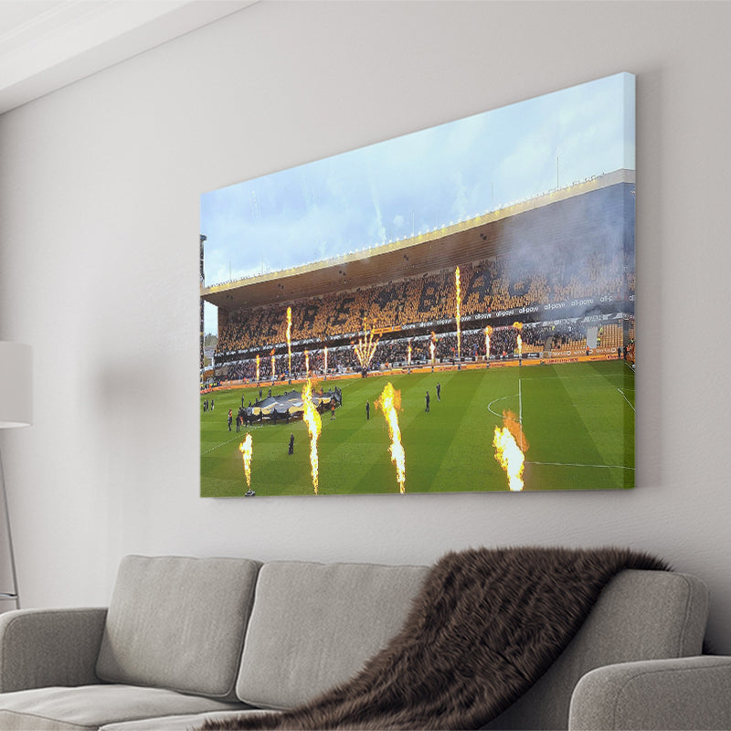 Wolverhampton Wanderers Stadium Canvas Prints Molineux Stadium Wall Art Football,Sport Stadium Art Prints, Fan Gift, Wall Decor