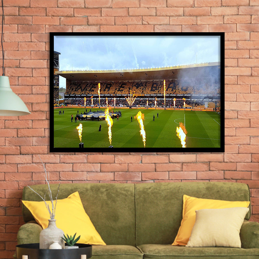 Wolverhampton Wanderers Stadium Art Prints Molineux Stadium Wall Art Football,Sport Stadium Art Prints, Fan Gift, Wall Decor