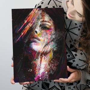 Woman Face Graffiti Canvas Prints Wall Art - Painting Canvas, Home Wall Decor, For Sale, Painting Prints