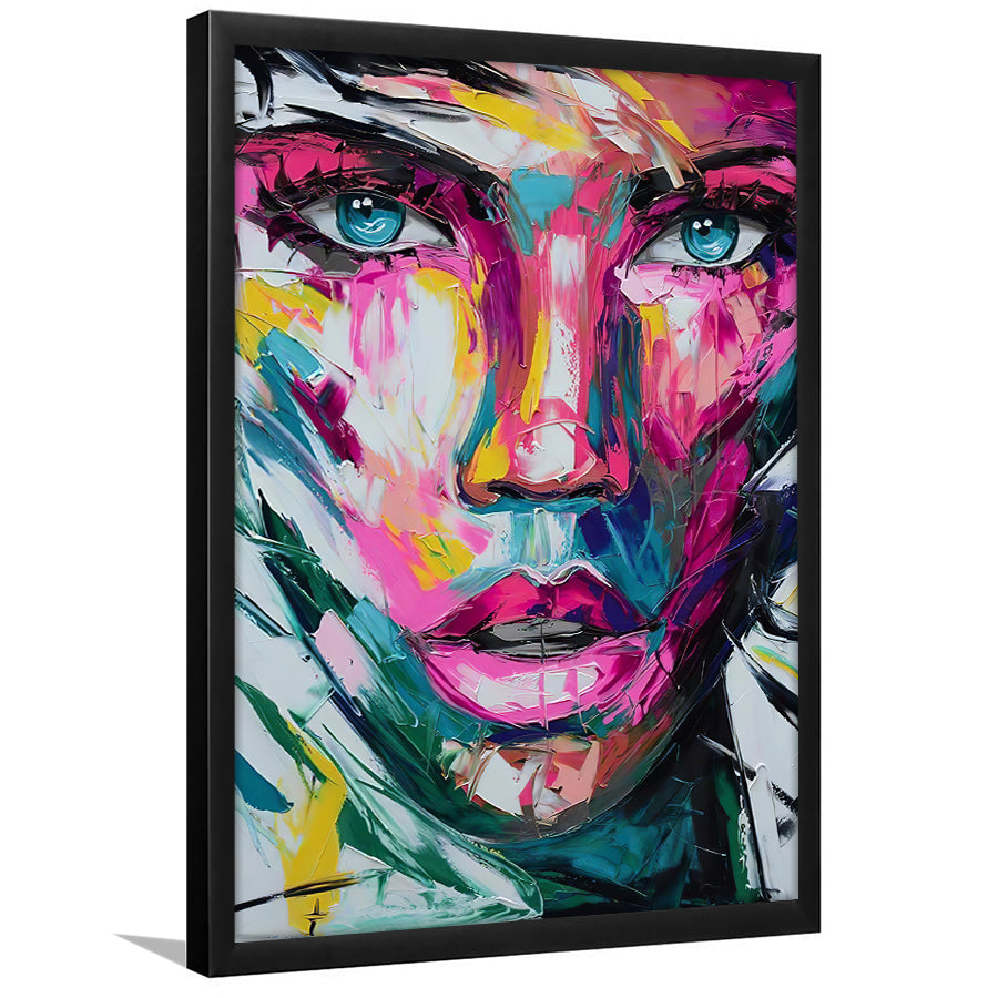 Woman Face Graffiti 2 3 Framed Art Prints Wall Decor - Painting Prints, Wall Art, Framed Picture, For Sale