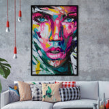 Woman Face Graffiti 2 3 Framed Art Prints Wall Decor - Painting Prints, Wall Art, Framed Picture, For Sale