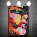 Woman Face Graffiti 3 3 Canvas Prints Wall Art - Painting Canvas, Home Wall Decor, Painting Prints, For Sale