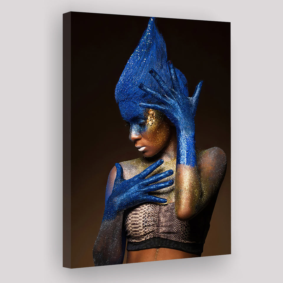Woman Wall Art African American Print Canvas Prints Wall Art - Painting Canvas, Wall Decor, Painting Prints