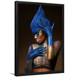 Woman Wall Art African American Print Framed Art Prints Wall Decor - Painting Prints, Framed Picture