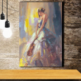 Woman With Violin Canvas Prints Wall Art Home Decor