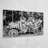 Women'S Suffrage Black And White Print, Votes For Women Larger Canvas Art, 5 Piece Canvas Prints Wall Art Decor