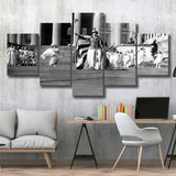 Women'S Suffrage Black And White Print, 'Columbia' Suffrage Pageant 1913 5 Panels, Canvas Prints Wall Art Decor, Large Canvas Art
