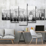 Women'S Suffrage Photo Black And White Print, Women'S Voting Rights 5 Panels, Canvas Prints Wall Art Decor, Large Canvas Art