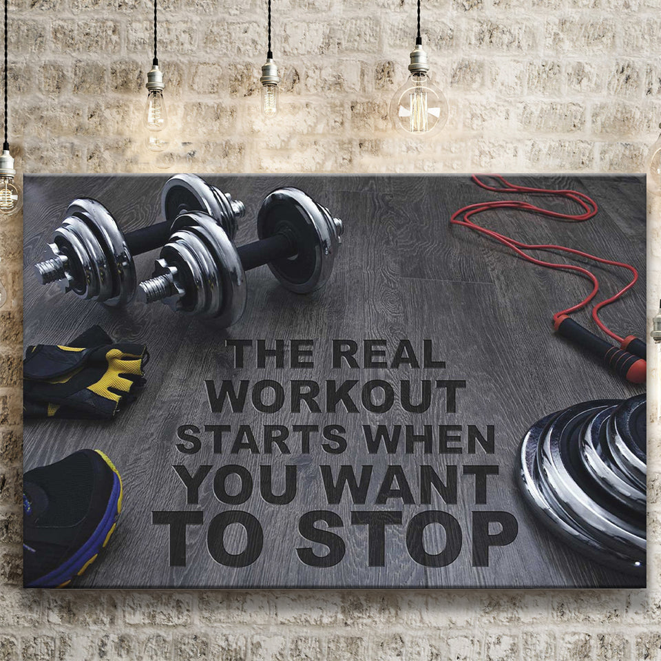 Workout Stylish Canvas Prints Wall Art Decor - Paiting Canvas, Art Prints, Wall Decor, For Sale