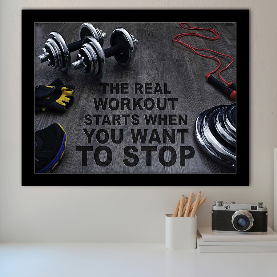 Workout Stylish Framed Art Prints Wall Decor - Painting Prints, Framed Picture, Home Decor