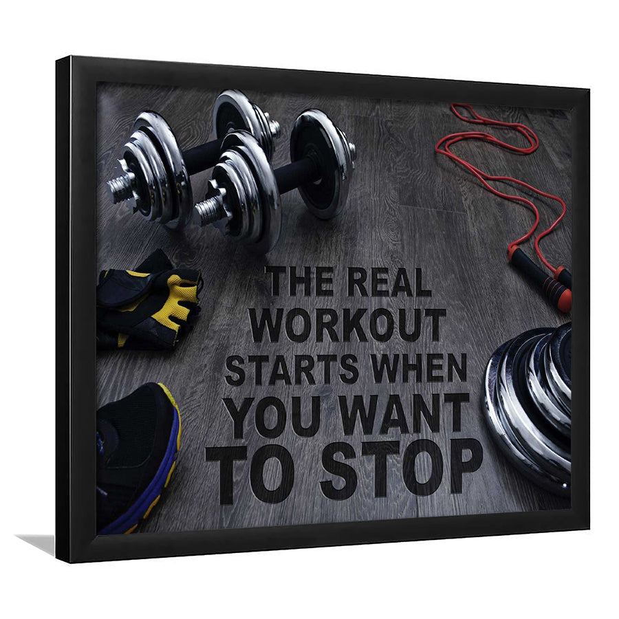 Workout Stylish Framed Art Prints Wall Decor - Painting Prints, Framed Picture, Home Decor