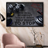 Workout Stylish Framed Canvas Prints Wall Art Decor - Paiting Canvas, Art Prints, Floating Frame