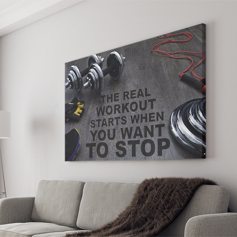 Workout Stylish Canvas Prints Wall Art Decor - Paiting Canvas, Art Prints, Wall Decor, For Sale