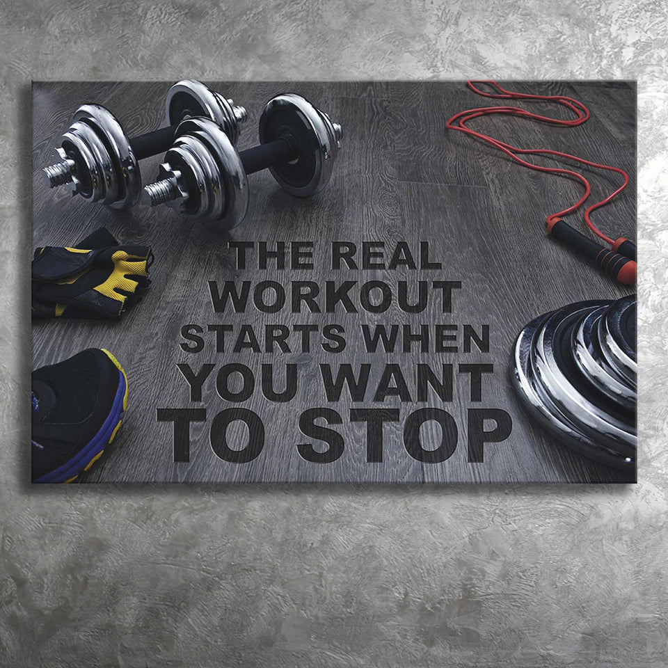 Workout Stylish Canvas Prints Wall Art Decor - Paiting Canvas, Art Prints, Wall Decor, For Sale