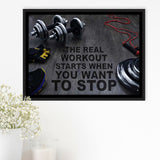 Workout Stylish Framed Canvas Prints Wall Art Decor - Paiting Canvas, Art Prints, Floating Frame