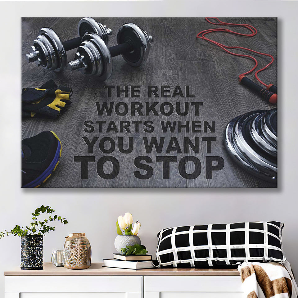 Workout Stylish Canvas Prints Wall Art Decor - Paiting Canvas, Art Prints, Wall Decor, For Sale