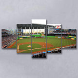 World Baseball Classic Marlins Park, Stadium Canvas, Sport Art, Large Canvas, Multi Panels, Canvas Prints Wall Art Decor