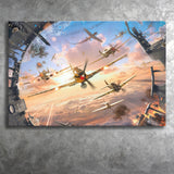 World Of War Planes Canvas Prints Wall Art - Painting Canvas, Wall Decor, Canvas Art, For Sale