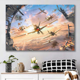 World Of War Planes Canvas Prints Wall Art - Painting Canvas, Wall Decor, Canvas Art, For Sale