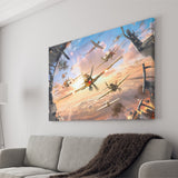 World Of War Planes Canvas Prints Wall Art - Painting Canvas, Wall Decor, Canvas Art, For Sale