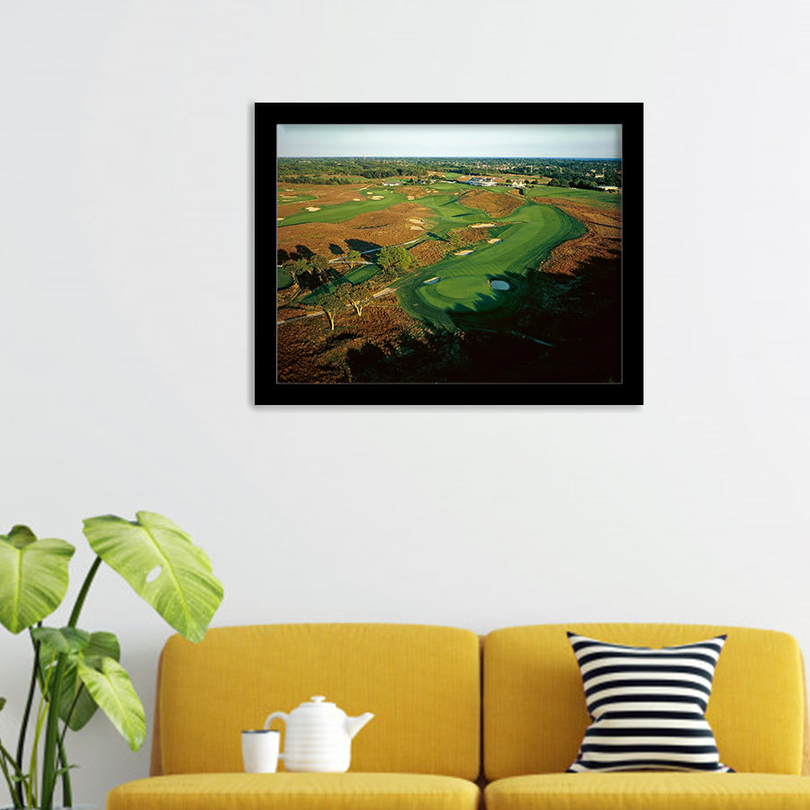 Worlds Best Golf Courses Traderlife Shinnecock Hills Golf Club Wall Art Print - Framed Prints, Painting Prints, Prints for Sale, Framed Art