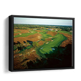 Worlds Best Golf Courses Traderlife Shinnecock Hills Golf Club Framed Canvas Prints Wall Art - Painting Prints,Wall Decor, Painting Canvas