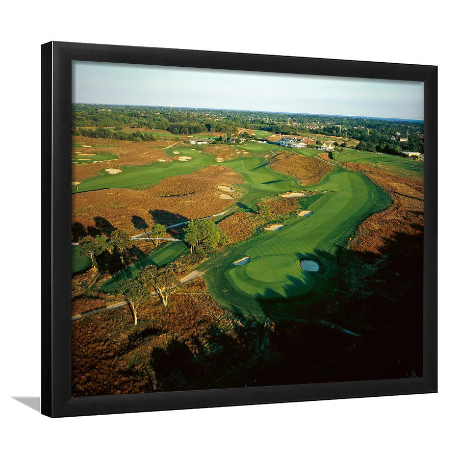 Worlds Best Golf Courses Traderlife Shinnecock Hills Golf Club Wall Art Print - Framed Prints, Painting Prints, Prints for Sale, Framed Art