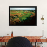 Worlds Best Golf Courses Traderlife Shinnecock Hills Golf Club Framed Canvas Prints Wall Art - Painting Prints,Wall Decor, Painting Canvas