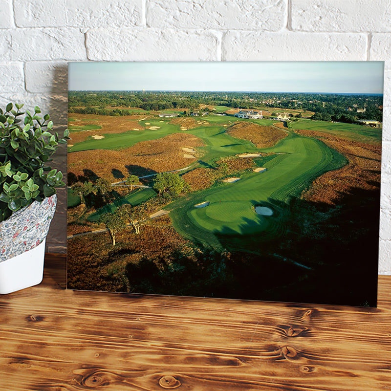 Worlds Best Golf Courses Traderlife Shinnecock Hills Golf Club Canvas Wall Art - Canvas Prints, Prints for Sale, Canvas Painting
