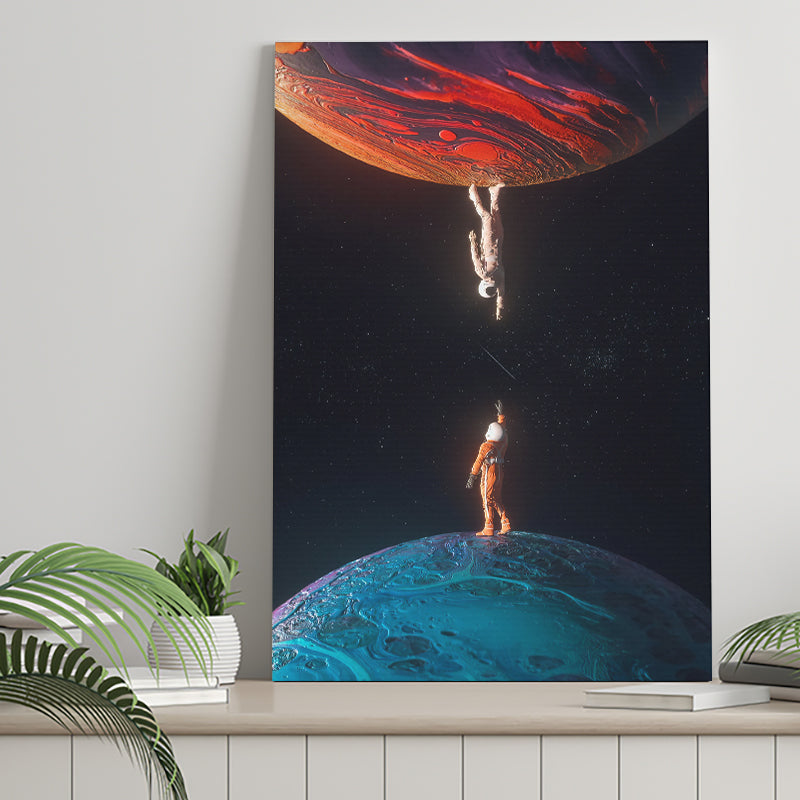 Worlds Apart - Space Art Canvas Wall Art - Canvas Prints, Canvas Paintings, Prints For Sale, Canvas On Sale