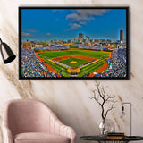 Wrigley Field Chicago, Stadium Canvas, Sport Art, Gift for him, Framed Canvas Prints Wall Art Decor, Framed Picture