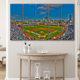 Wrigley Field Chicago, Stadium Canvas, Sport Art, Gift for him, Multi Panels B, Canvas Prints Wall Art Decor