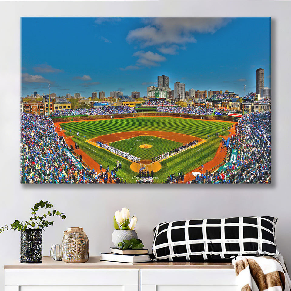 Wrigley Field Chicago Canvas Prints Wall Art - Painting Canvas, Home Wall Decor, Painting Prints, For Sale