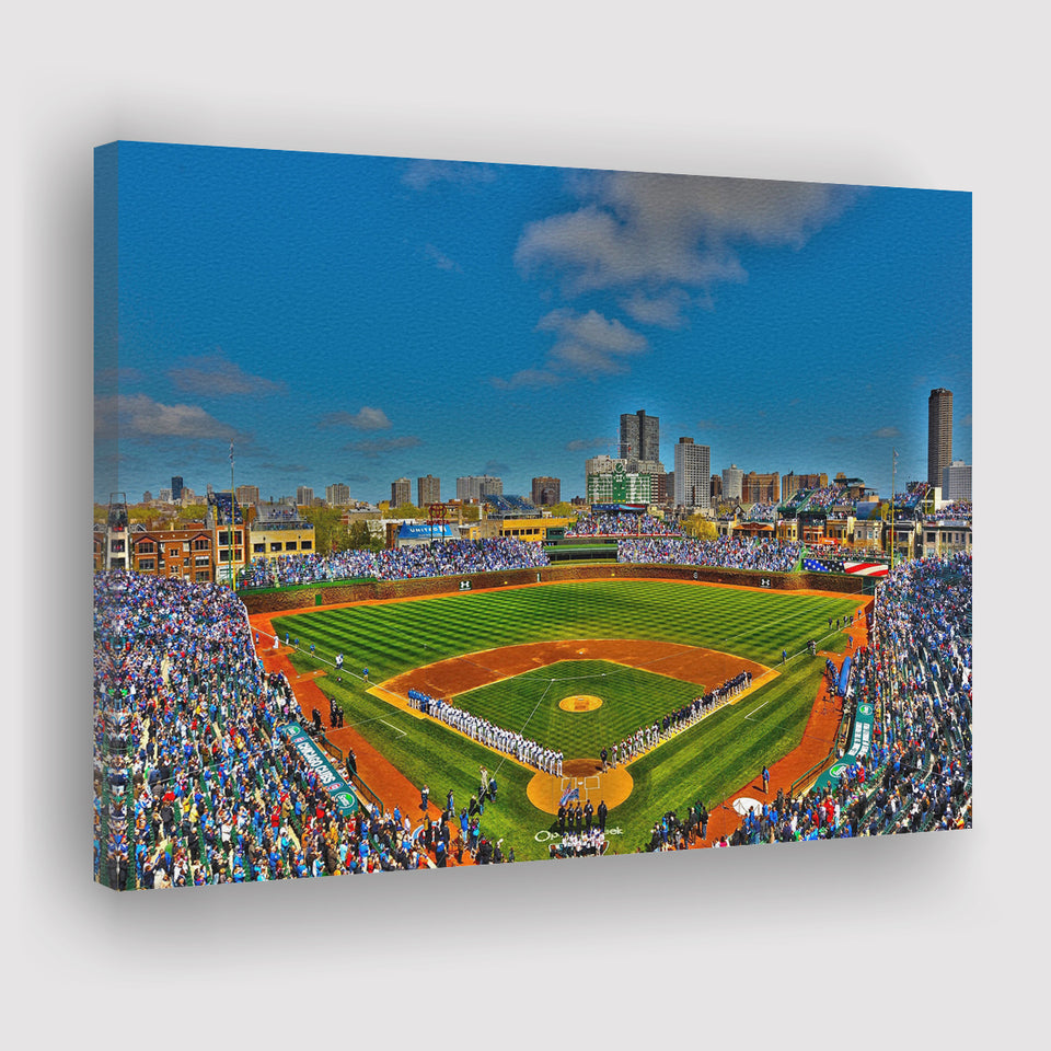 Wrigley Field Chicago Canvas Prints Wall Art - Painting Canvas, Home Wall Decor, Painting Prints, For Sale