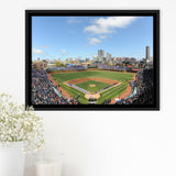 Wringley Field Home, Stadium Canvas, Sport Art, Gift for him, Framed Canvas Prints Wall Art Decor, Framed Picture